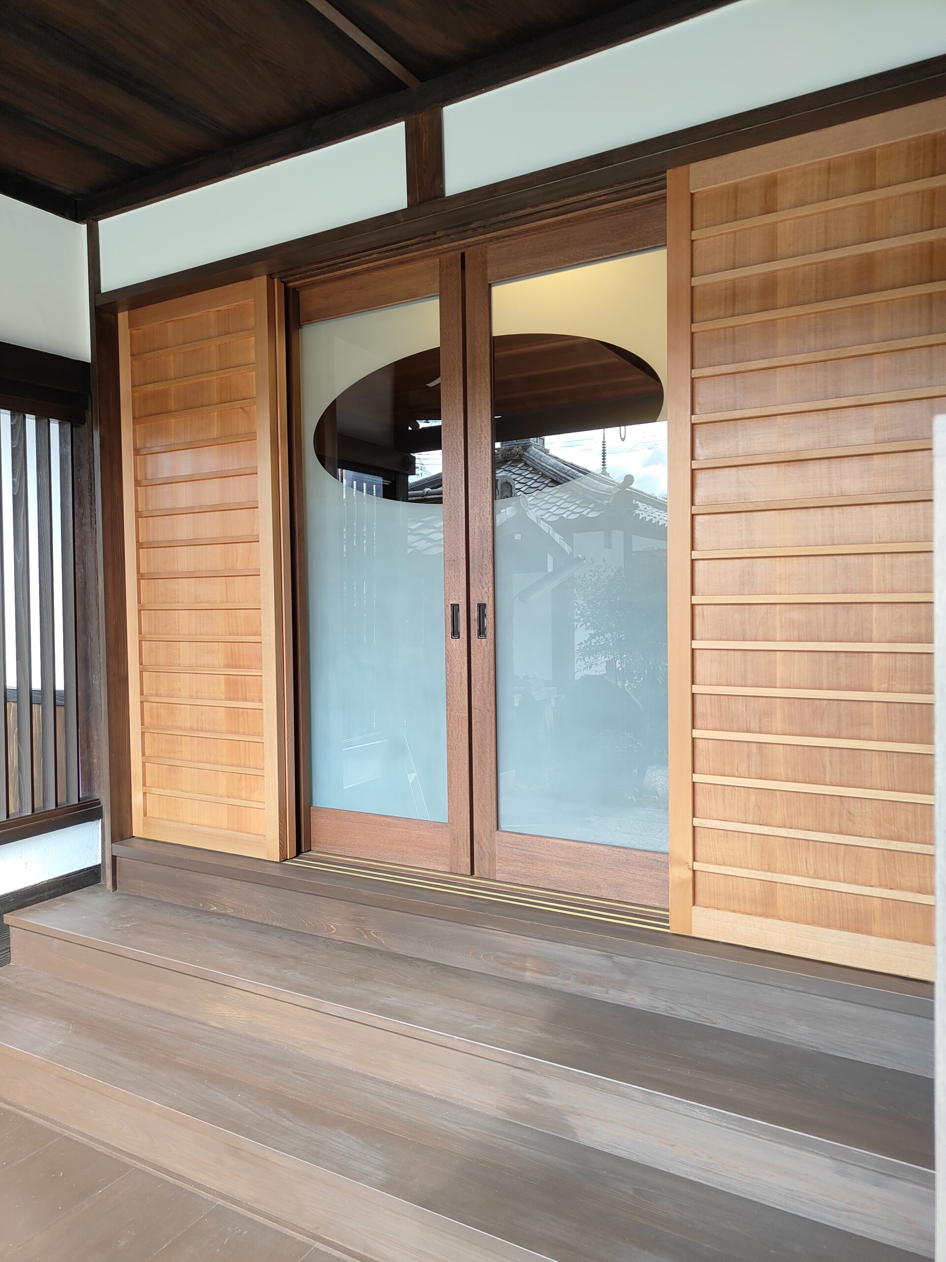 京都市南区　福田寺様　木部塗装工事